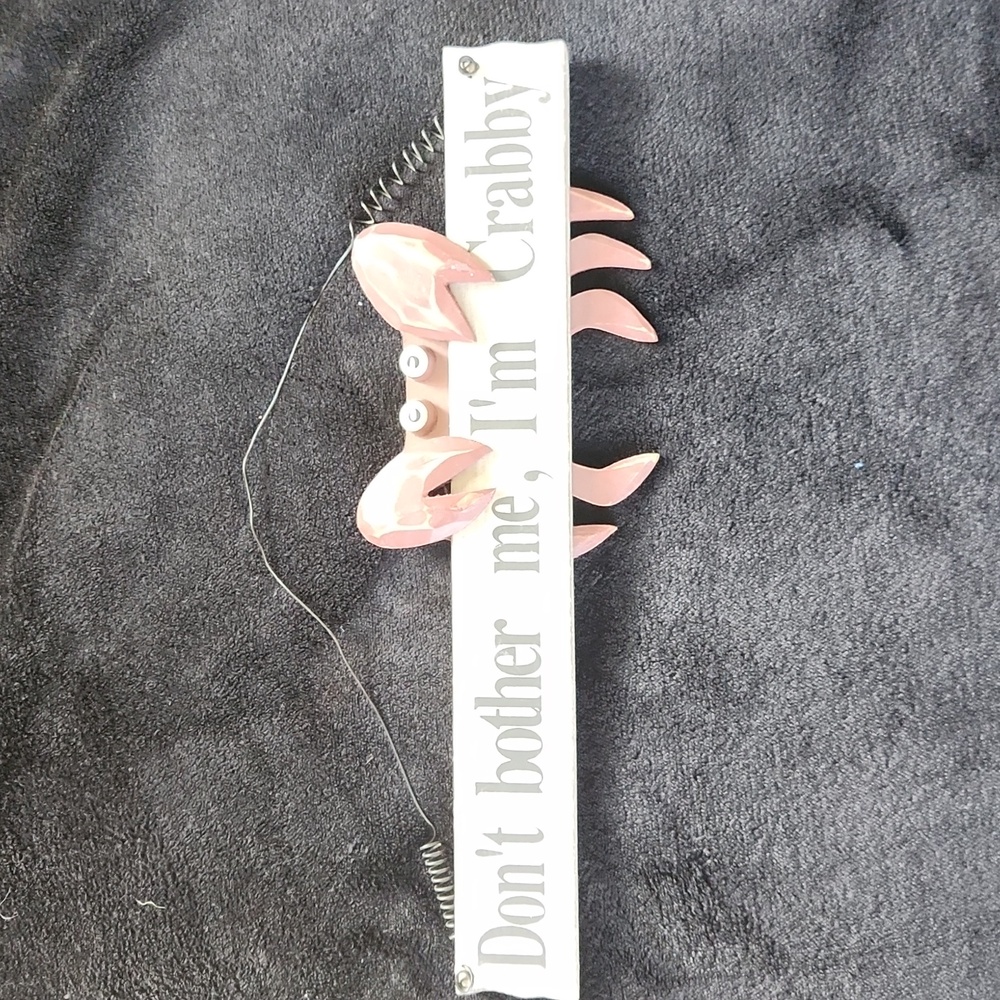 Crab Themed Wall Sign